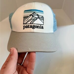 Patagonia White and Gray Cap
